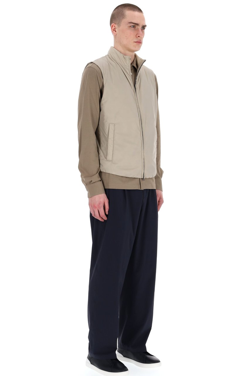 Herno Globe Lab Nylon Gilet Zwart