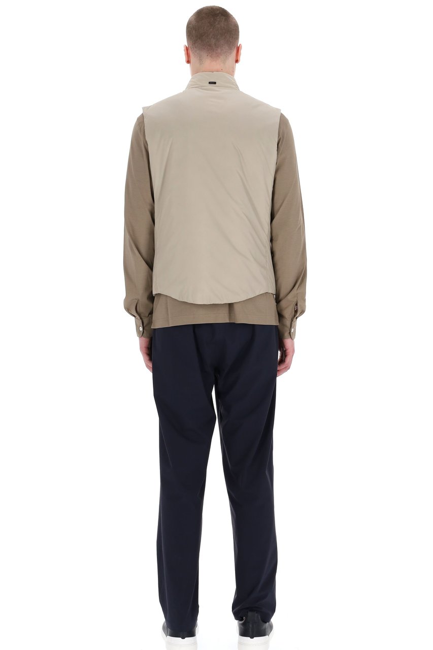 Herno Globe Lab Nylon Gilet Zwart