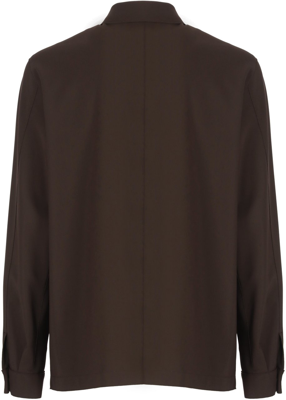 Herno Shirts Brown Bruin