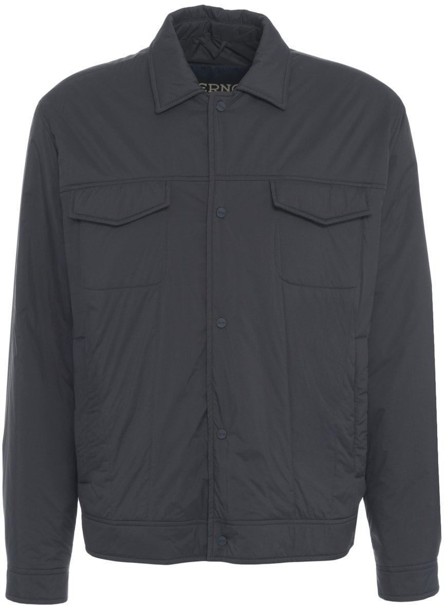 Herno Padded overshirt Blauw