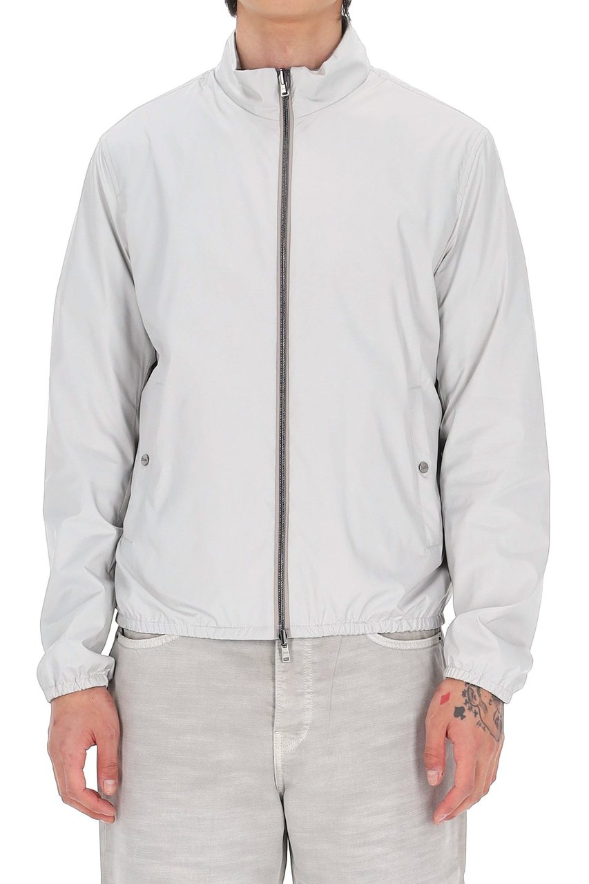 Herno Mastice Reversible Lightweight Bomber Jacket Wit