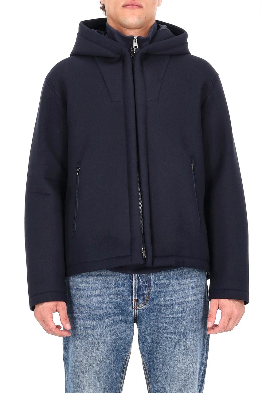 Herno 3-Layer Scuba Bomber Jacket Zwart
