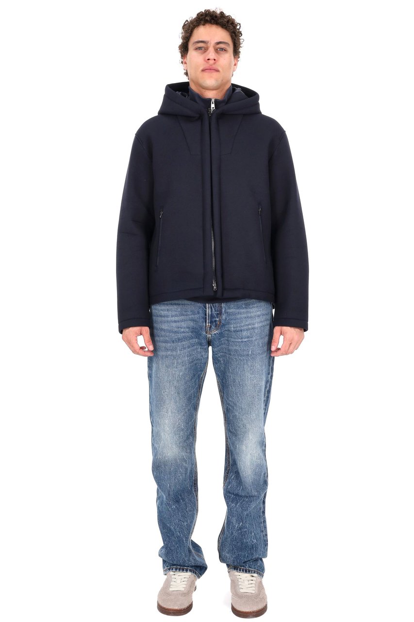 Herno 3-Layer Scuba Bomber Jacket Zwart