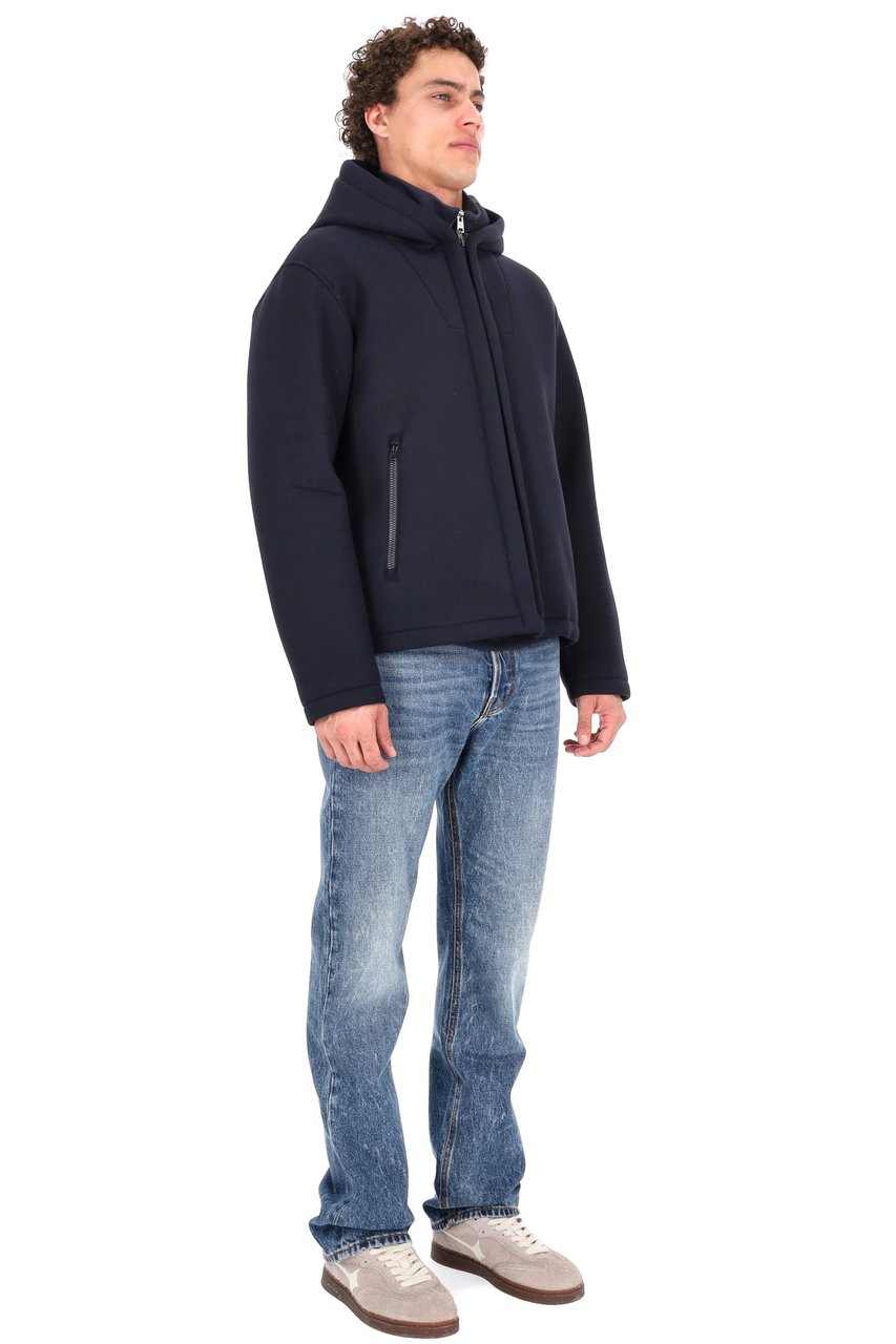 Herno 3-Layer Scuba Bomber Jacket Zwart