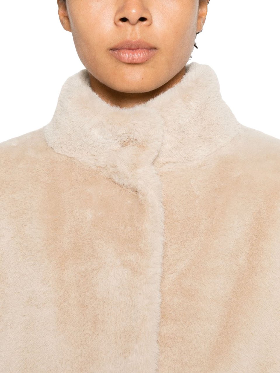 Herno Coats Powder Beige