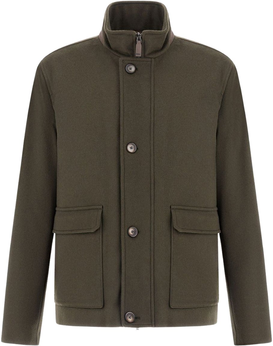 Herno Coats Green Groen