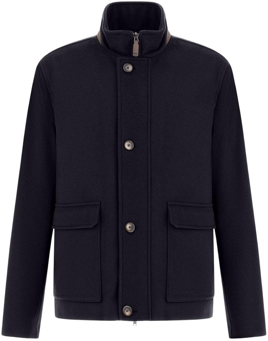 Herno Herno Coats Blue Blauw