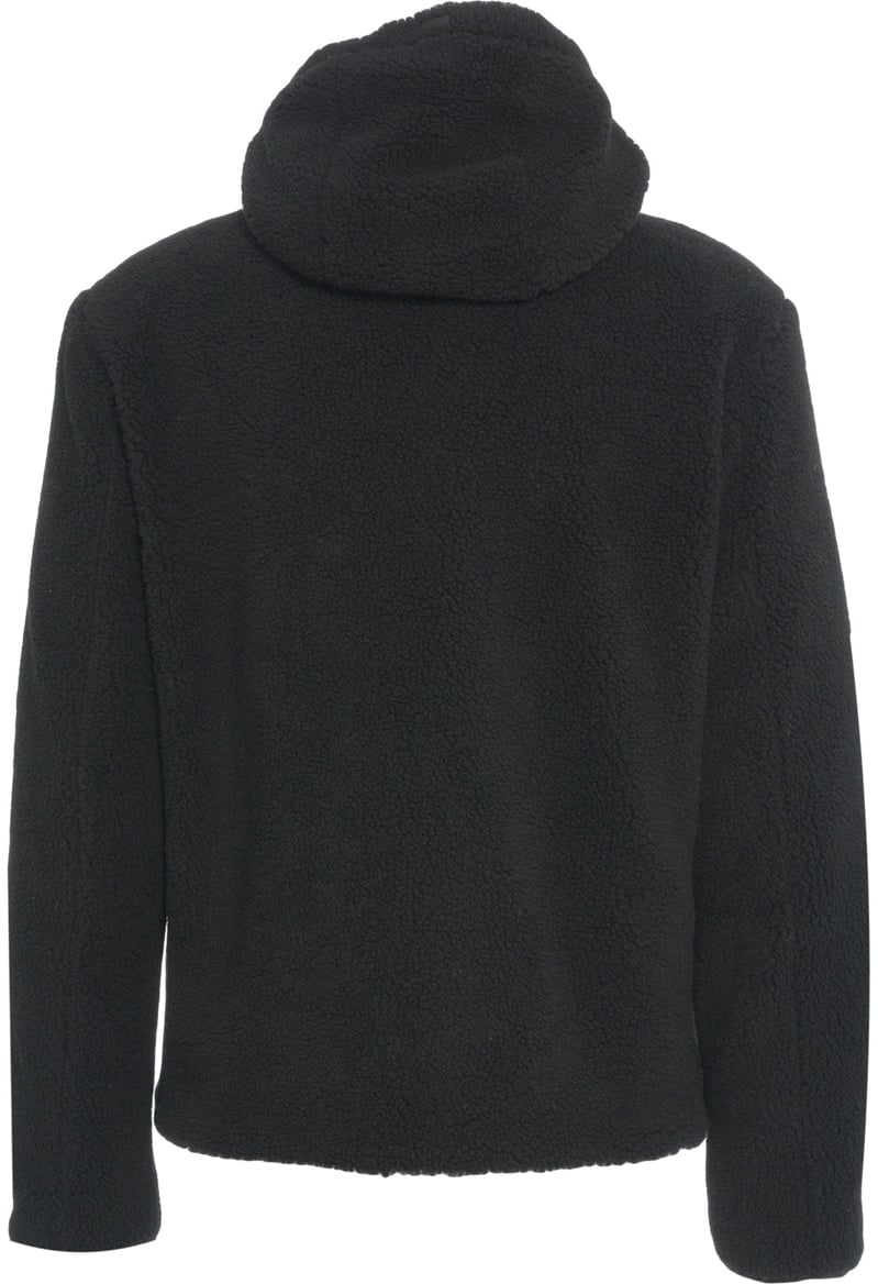 Herno Teddy hooded jacket Zwart