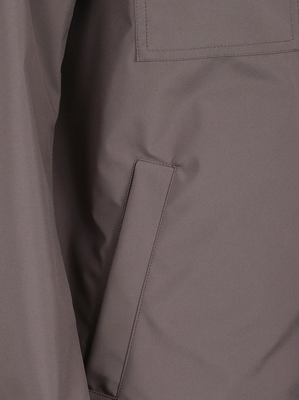 Herno Brown Casual Jacket with High Collar Grijs