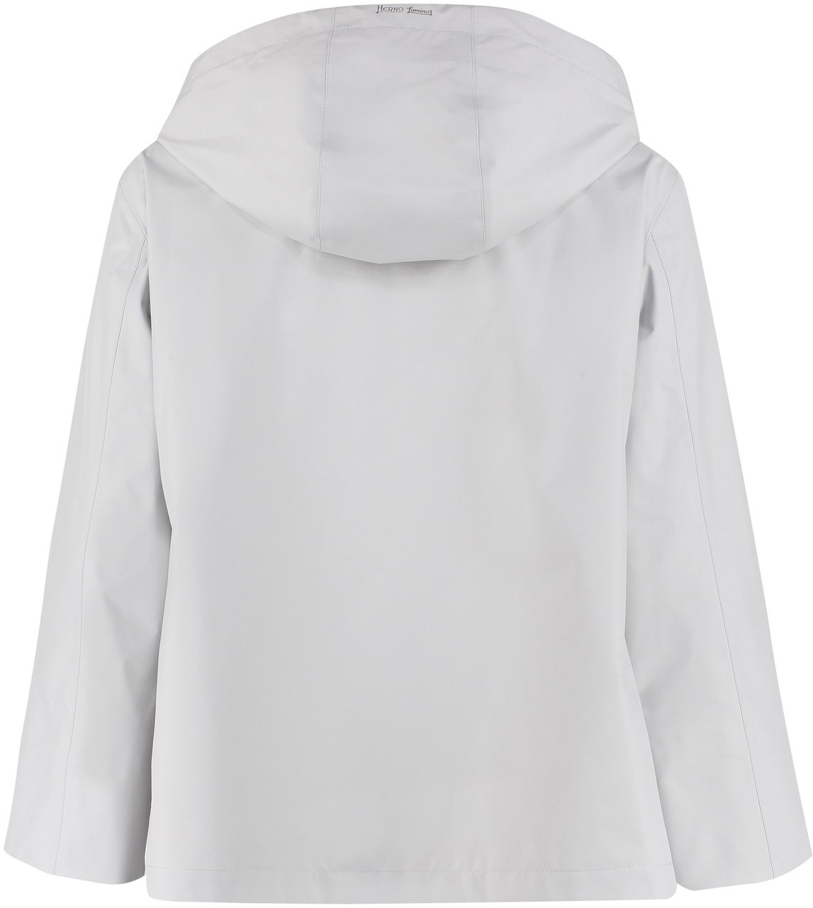 Herno Technical fabric hooded jacket Grijs