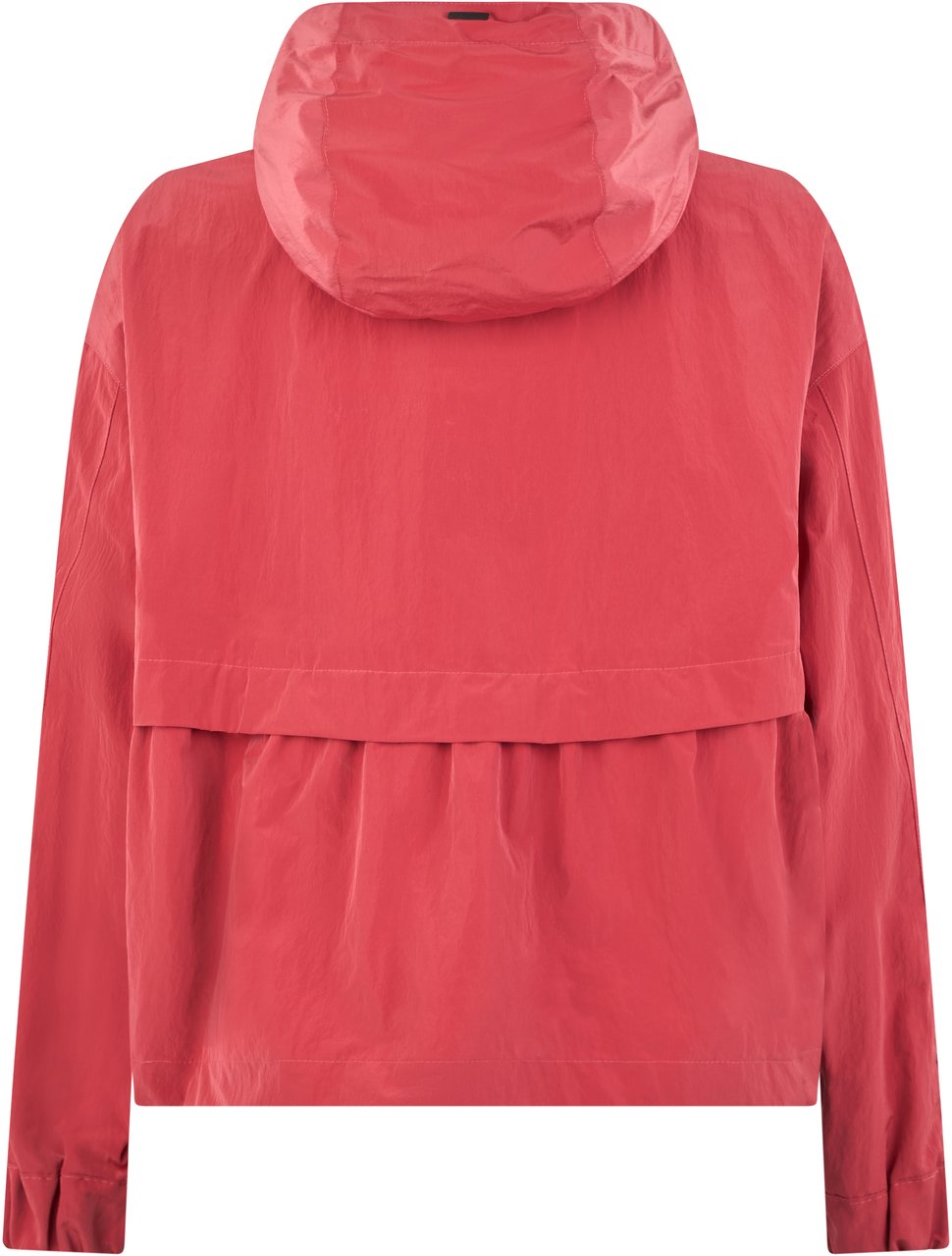 Herno Light red jacket with hood and zipper Roze