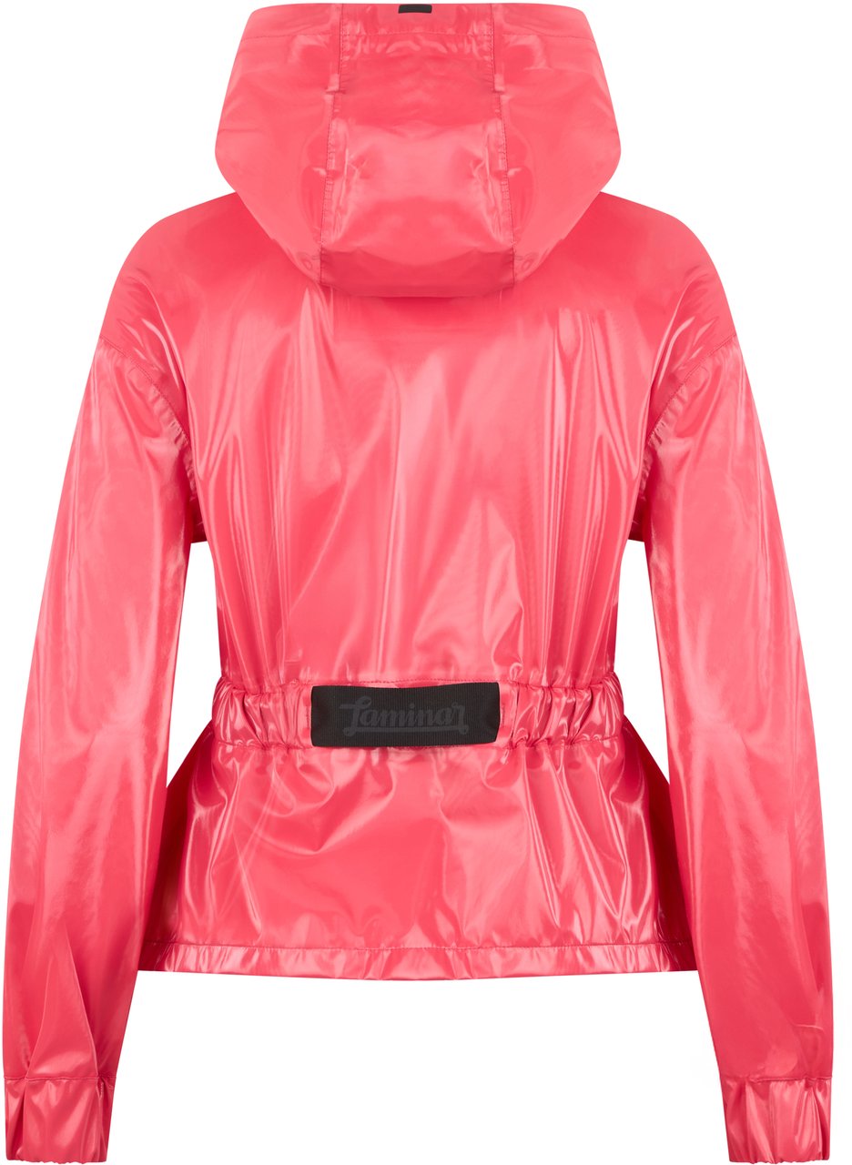 Herno Waterproof jacket with hood Roze