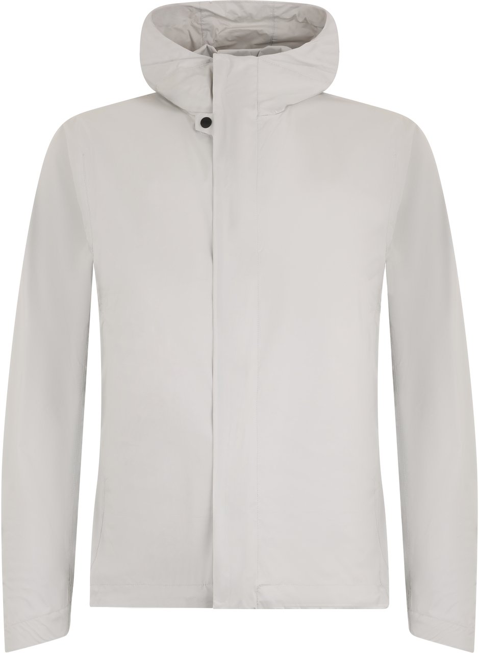 Herno Elegant Technical Jacket with Zip Closure Neutraal