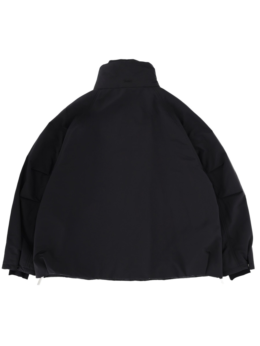Herno Black Minimalist Oversized Jacket Zwart
