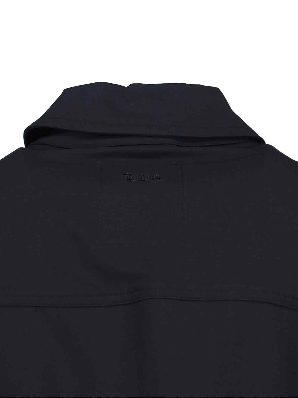 Herno Classic Zip-Front Black Jacket with Minimalist Design Zwart
