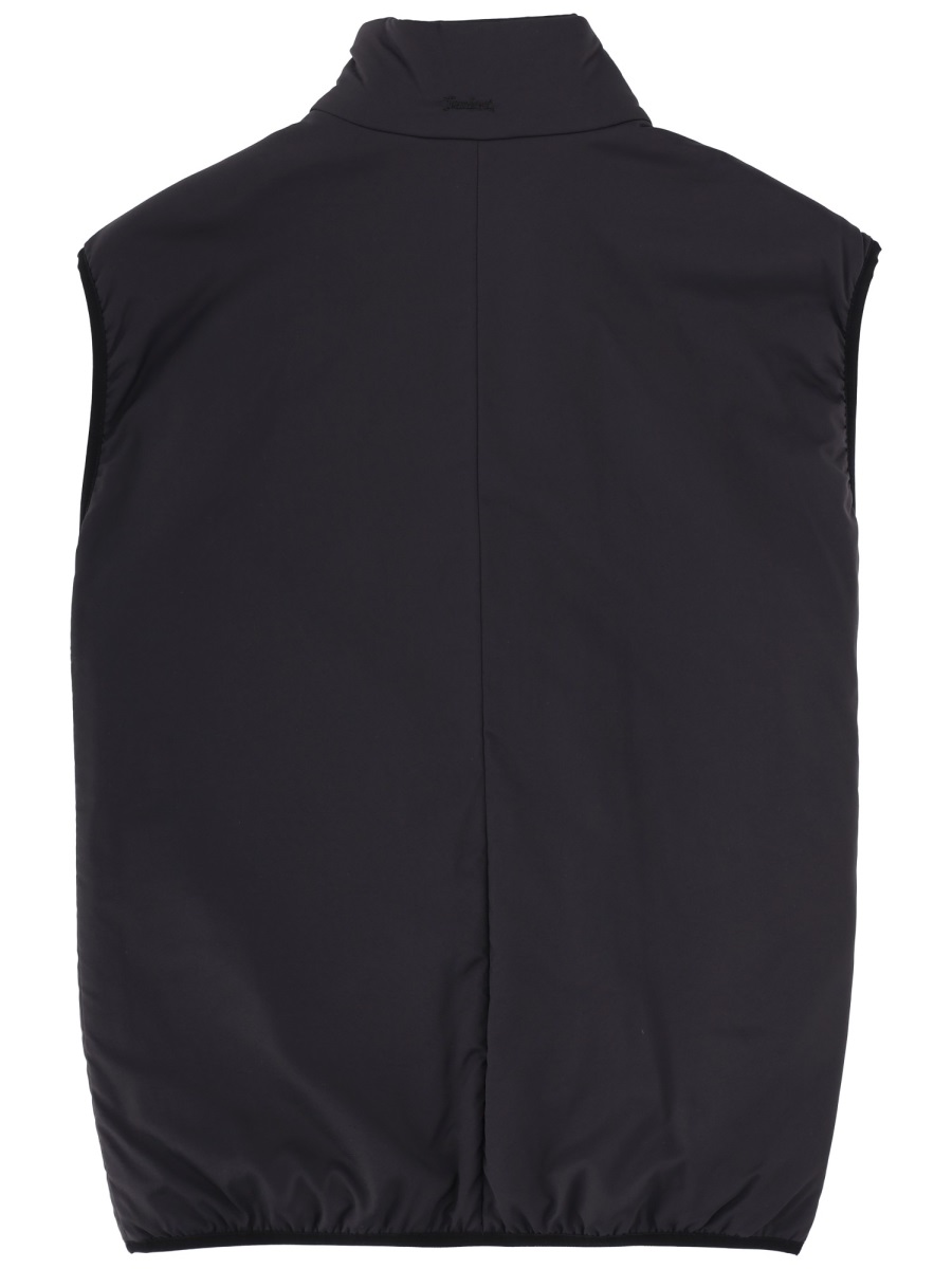 Herno High Collar Padded Quilted Polyamide Jacket Zwart