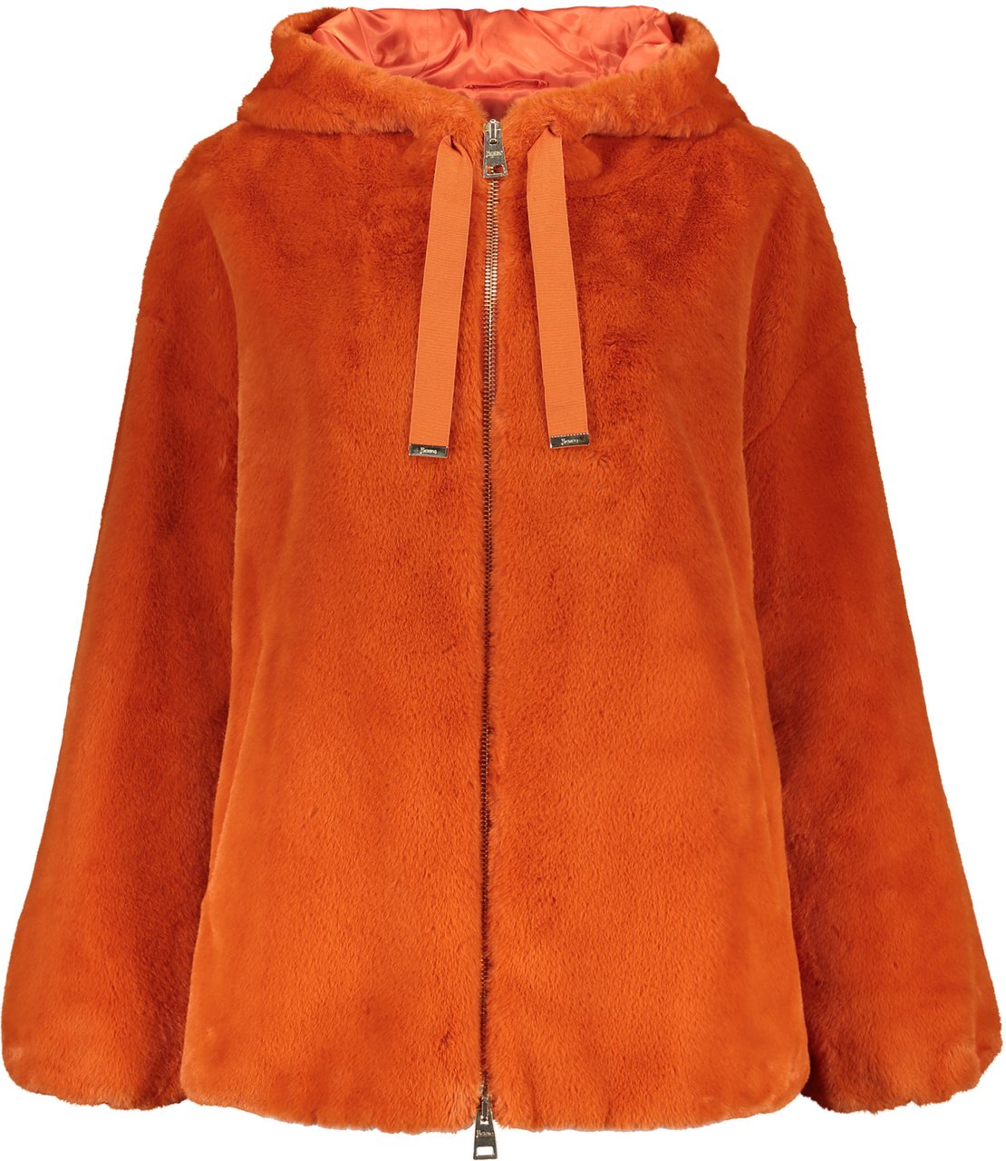 Herno Faux fur jacket Oranje