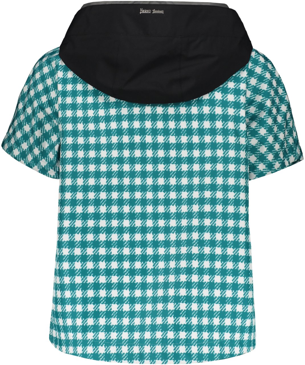 Herno Technical fabric hooded jacket Groen