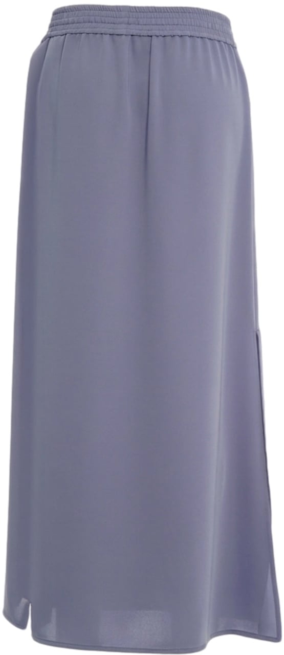 Herno Satin midi skirt Blauw