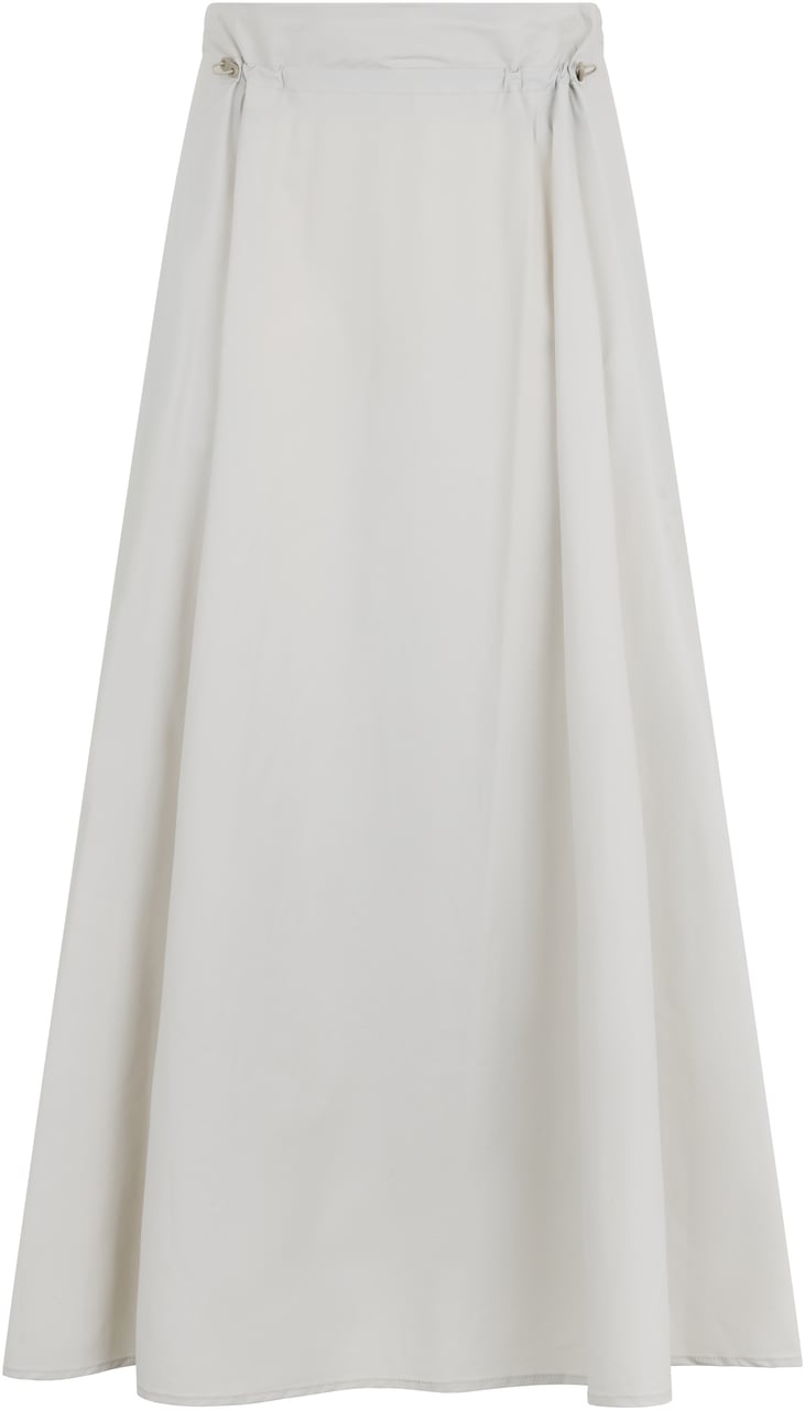 Herno Long wide and versatile skirt Neutraal