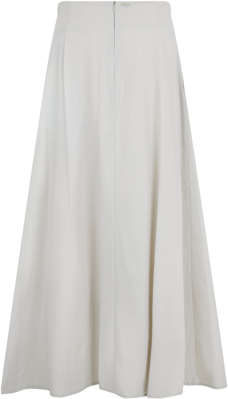 Herno Long wide and versatile skirt Neutraal