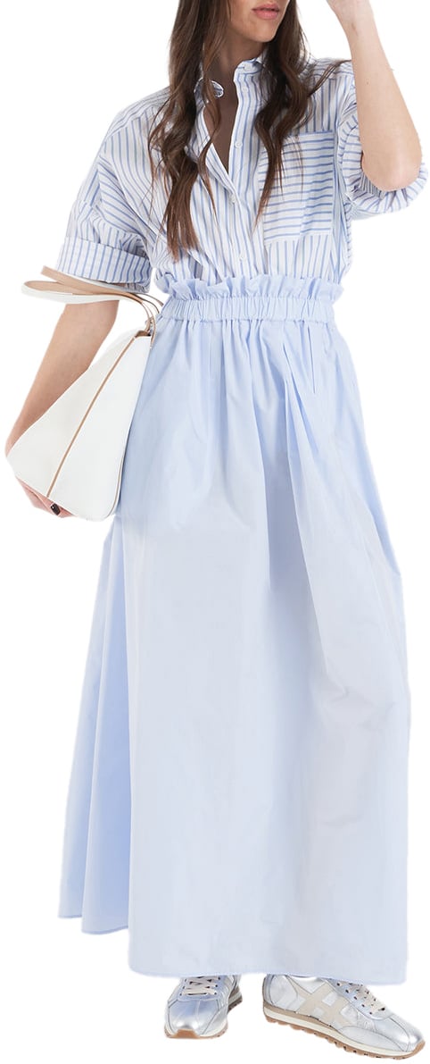 Herno Midi skirt Blauw