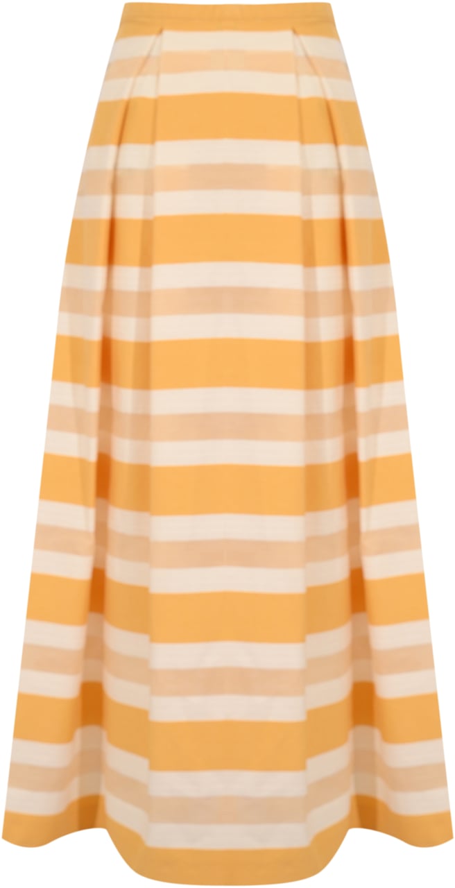 Herno Skirts Giallo Ocra/ Bianco Geel