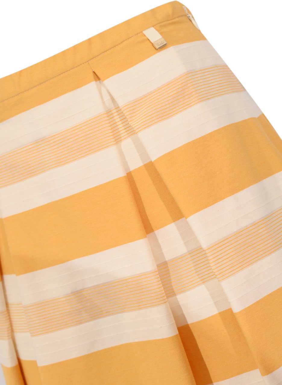 Herno Skirts Giallo Ocra/ Bianco Geel