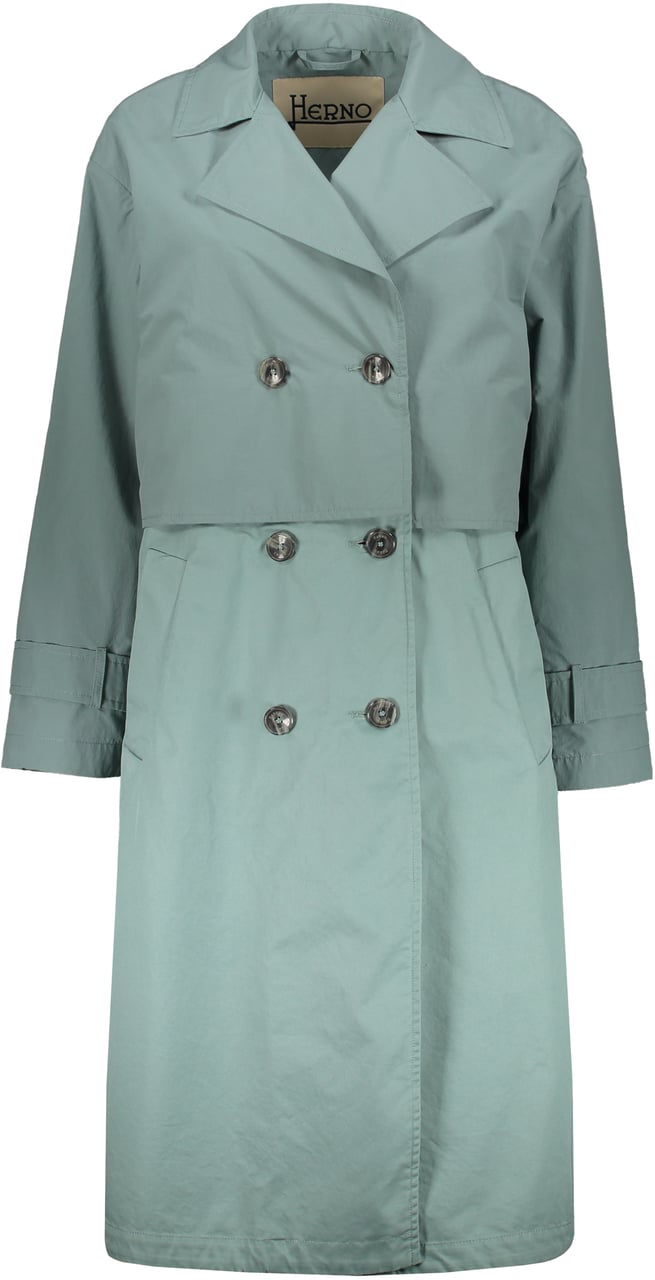 Herno Cotton trench coat Neutraal