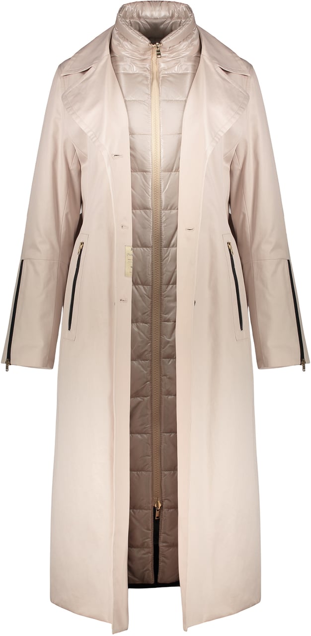 Herno Elegant long trench for any occasion Neutraal