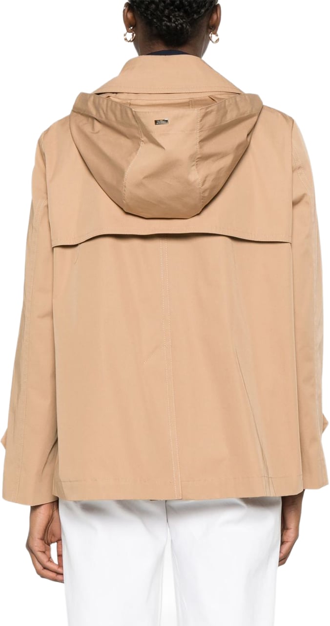 Herno Coats Camel Beige