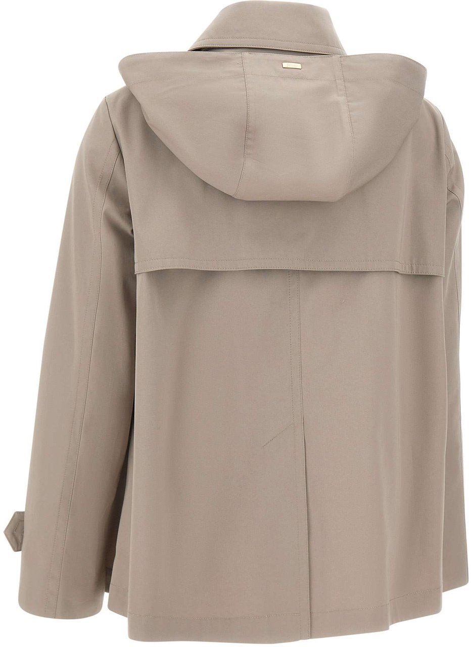 Herno Coats Beige Beige
