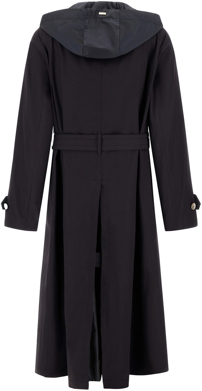 Herno Coats Blue Navy