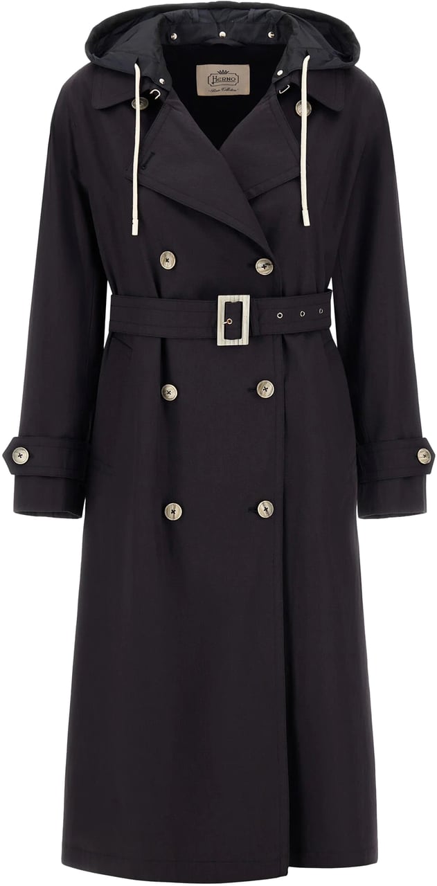 Herno Coats Blue Navy