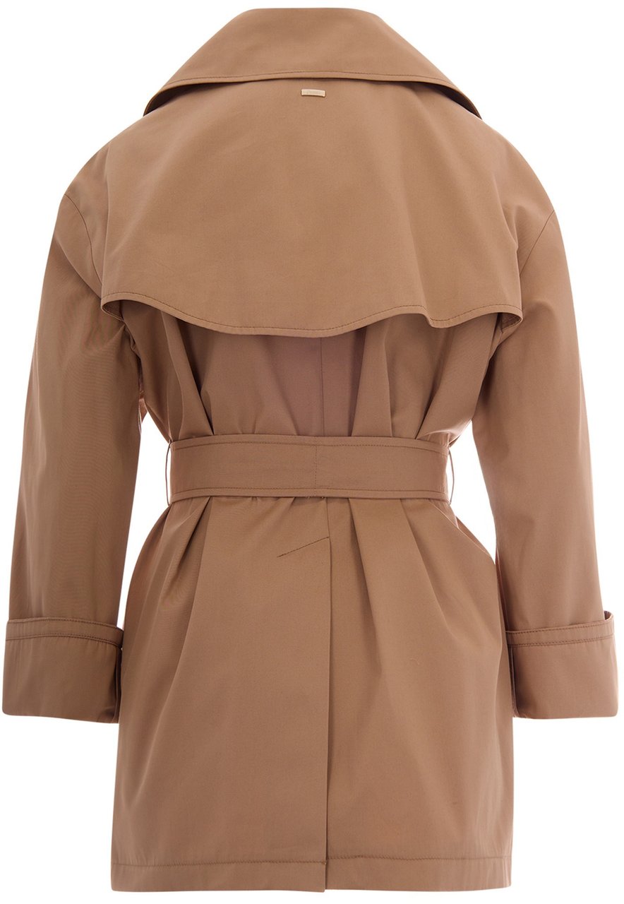Herno Coats Camel Beige