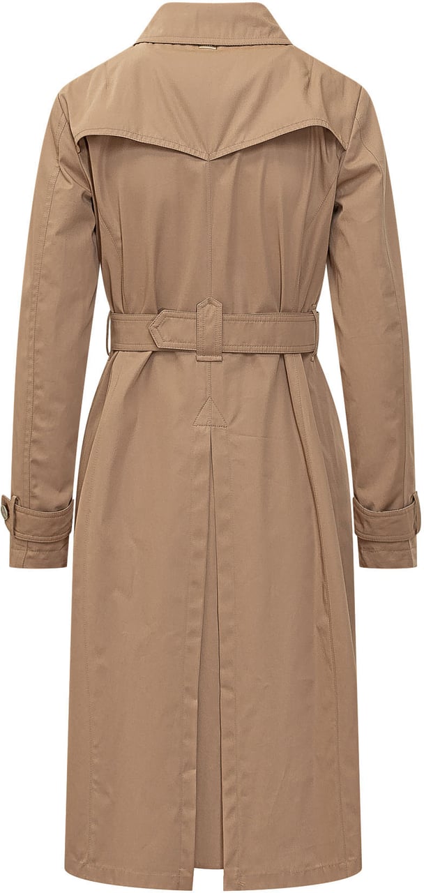 Herno Trench Impermeabile con Cintura Beige
