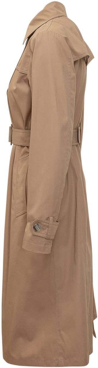 Herno Trench Impermeabile con Cintura Beige