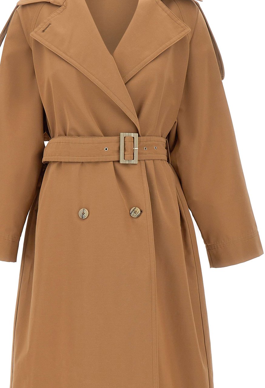 Herno Coats Brown Beige