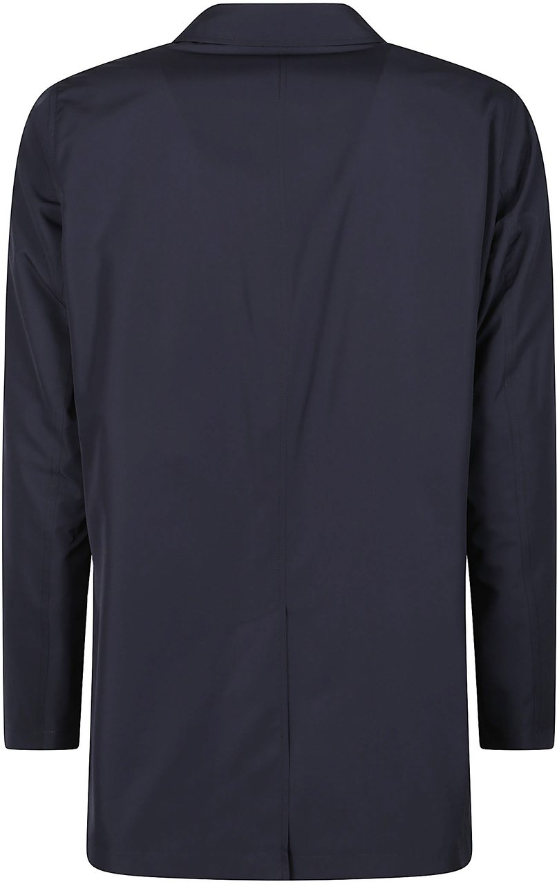 Herno Raincoat Blue Blauw