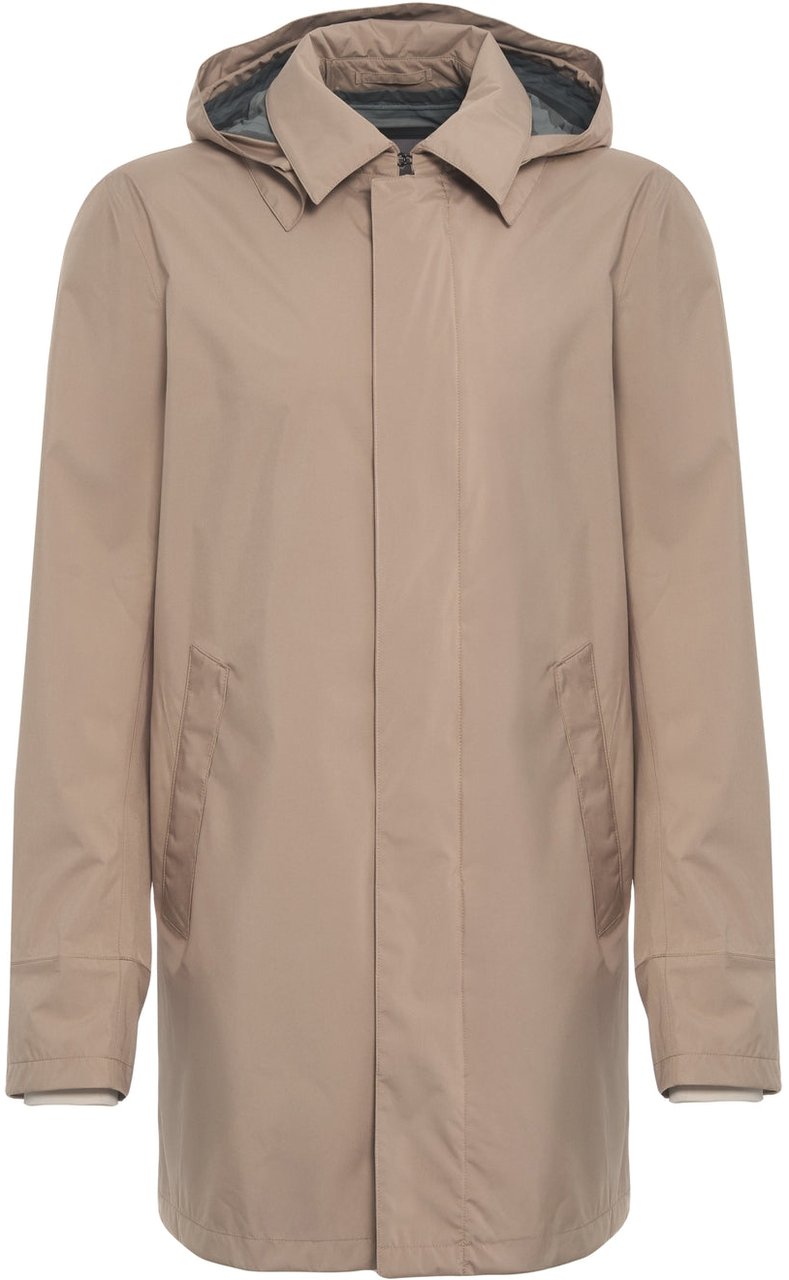 Herno Raincoat Taupe