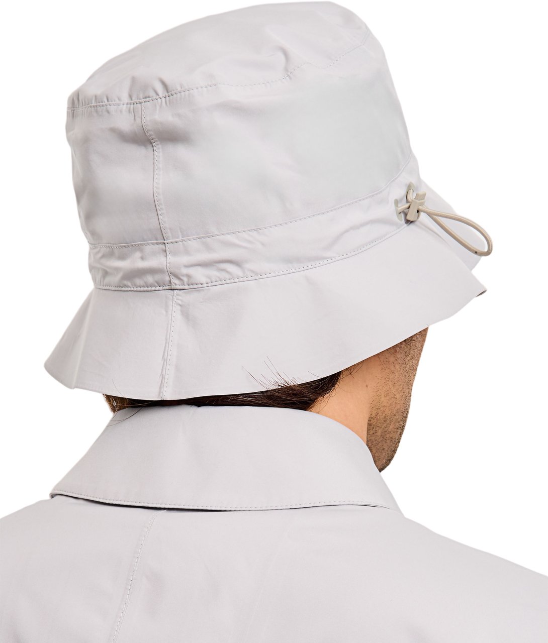 Herno Pearl Gray Laminar Waterproof Casual Jacket Grijs