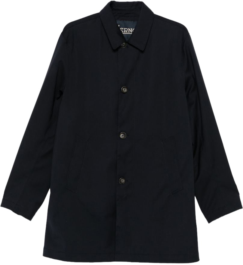 Herno Coats Blue Navy