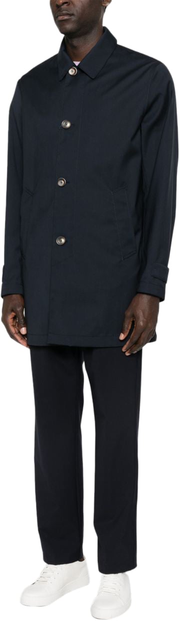 Herno Coats Blue Navy