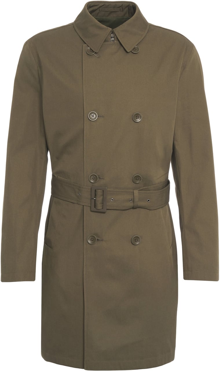 Herno Waterproof trench coat Groen