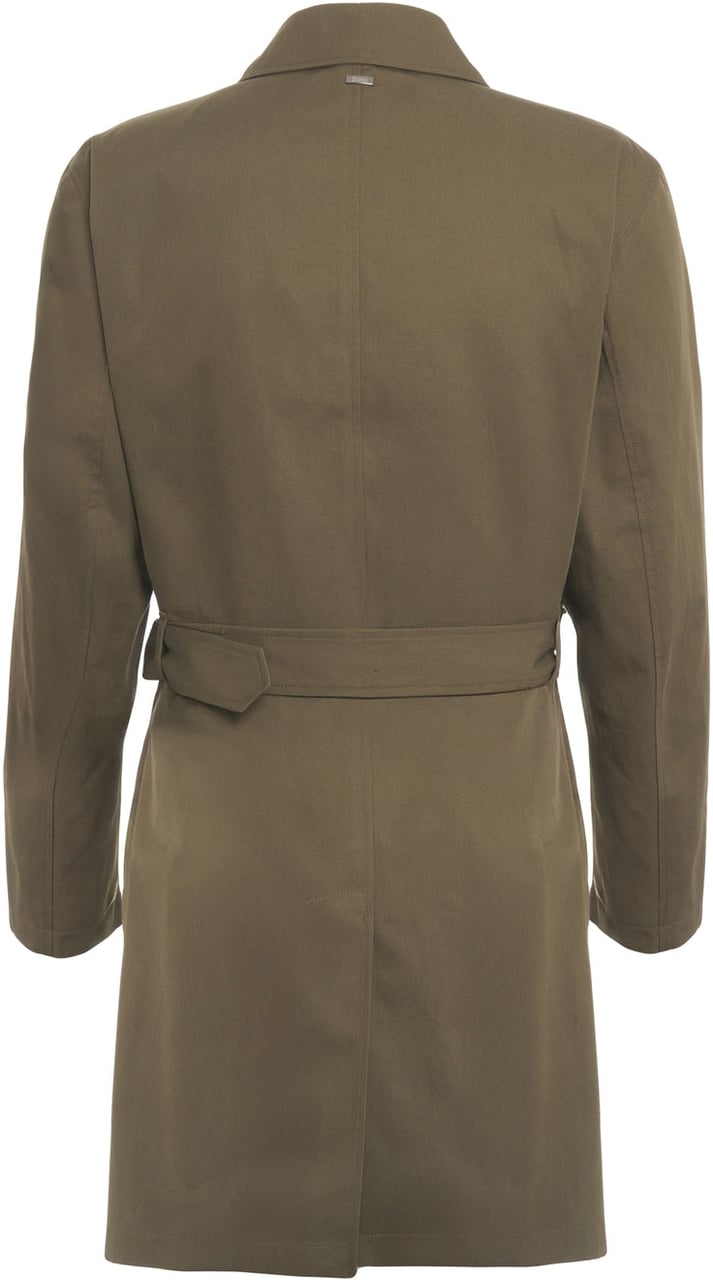Herno Waterproof trench coat Groen