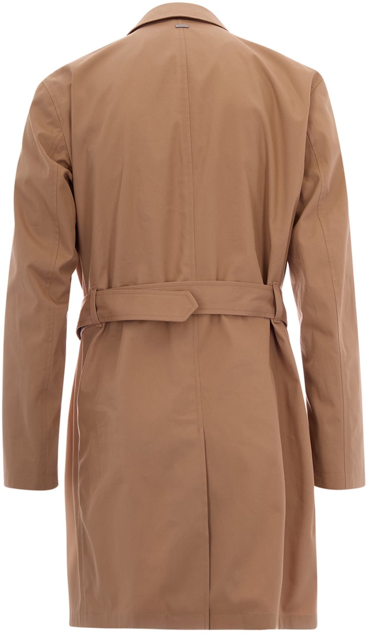 Herno Coats Camel Beige