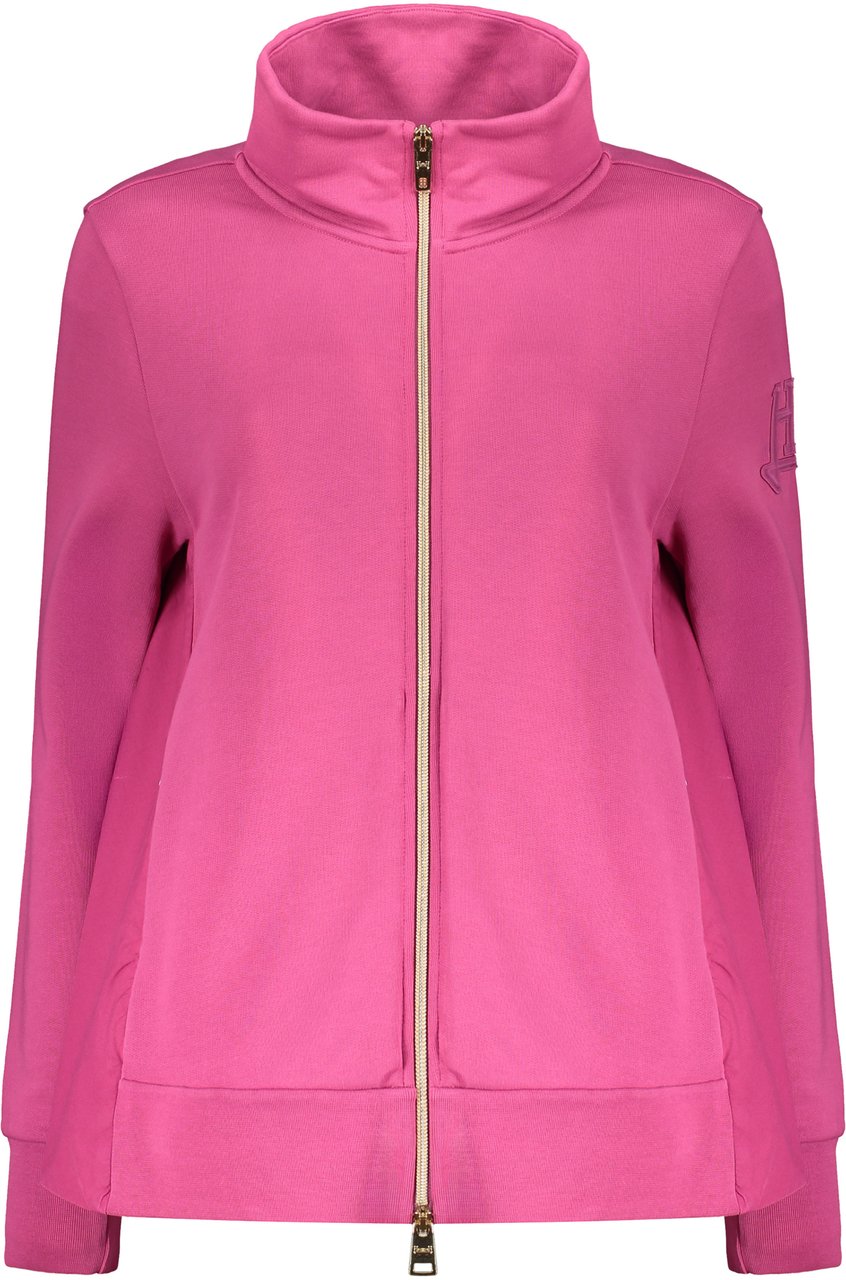 Herno Cotton sweatshirt Roze