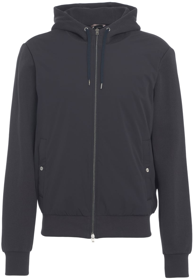 Herno Giacca con cappuccio Blauw