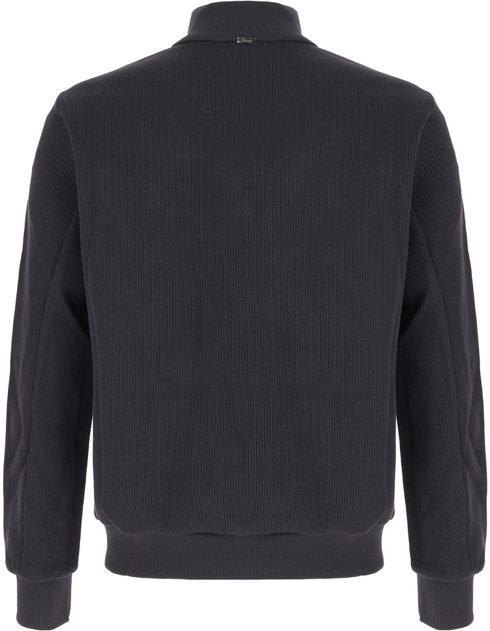Herno Navy blue cotton padded jacket Blauw