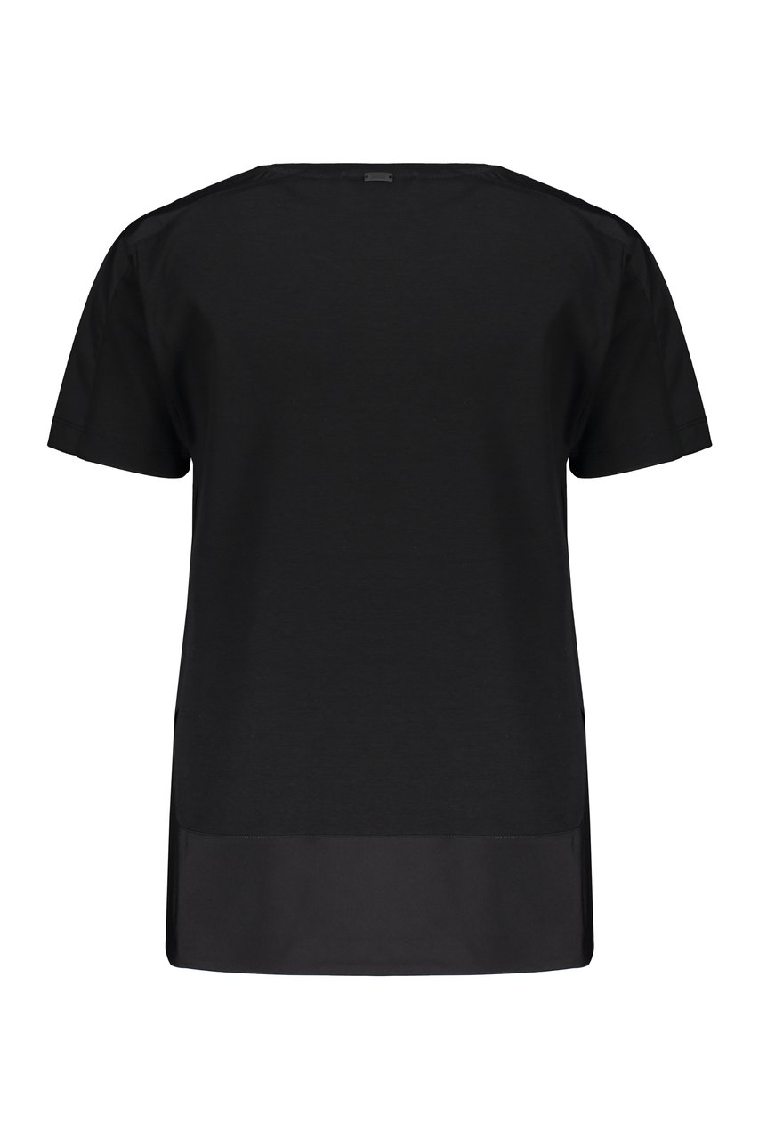 Herno Cotton T-shirt Zwart